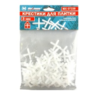 Крестики для плитки 3 мм, "MAXIMUM" MX 07314 (90 шт) (2191)