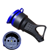 Розетка водонепроницаемая каучуковая 16 А, 250 В, евро, "MAXIMUM" MX 10673