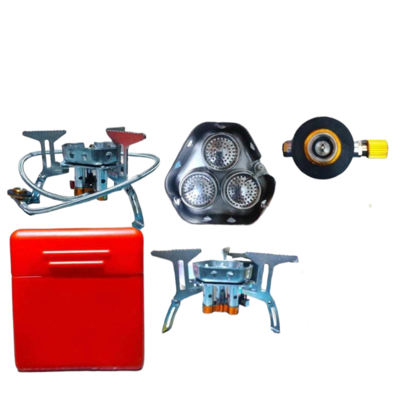 Газовая плита портативная, трехглавая, с пьезоподжигом, 204, «Maximum» MX 15432 оптом