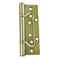 Петля дверная универсальная 120 мм, усиленная, золото оптом